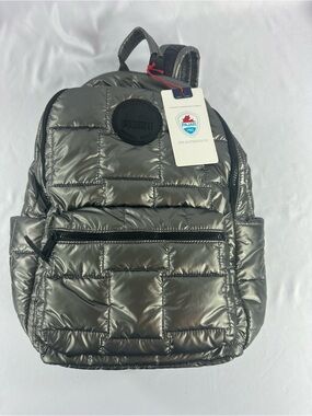Pajar Canada Gunmetal Quilted Backpack – New With Tags – $128 MSRP